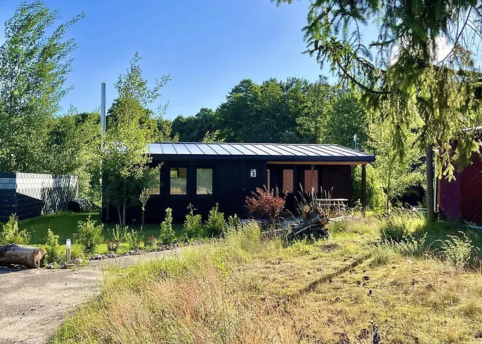 Haus 2 Am Grimnitzsee - Hochwertiges Design, Mit Eigenem Garten Und Nah Am 希姆斯塔尔