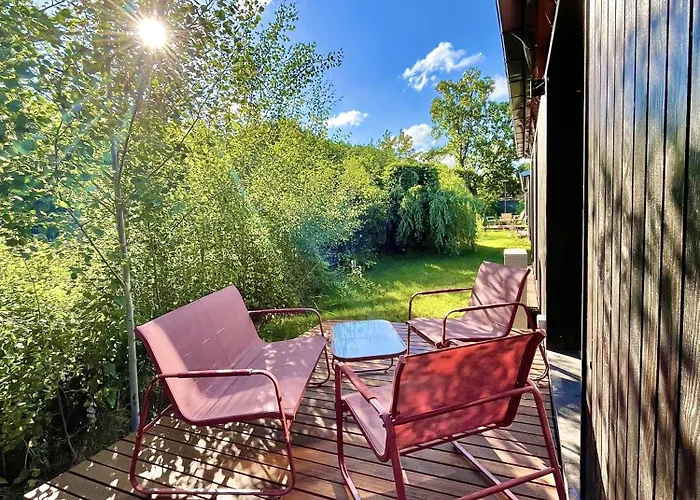 Haus 2 Am Grimnitzsee - Hochwertiges Design, Mit Eigenem Garten Und Nah Am