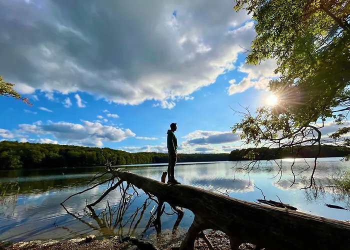 بيت للعطل Haus 2 Am Grimnitzsee - Hochwertiges Design, Mit Eigenem Garten Und Nah Am