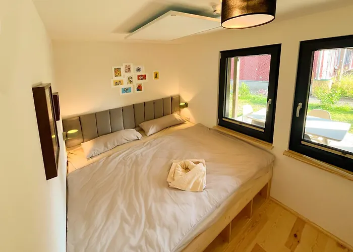 Haus 2 Am Grimnitzsee - Hochwertiges Design, Mit Eigenem Garten Und Nah Am * يواخيمستال