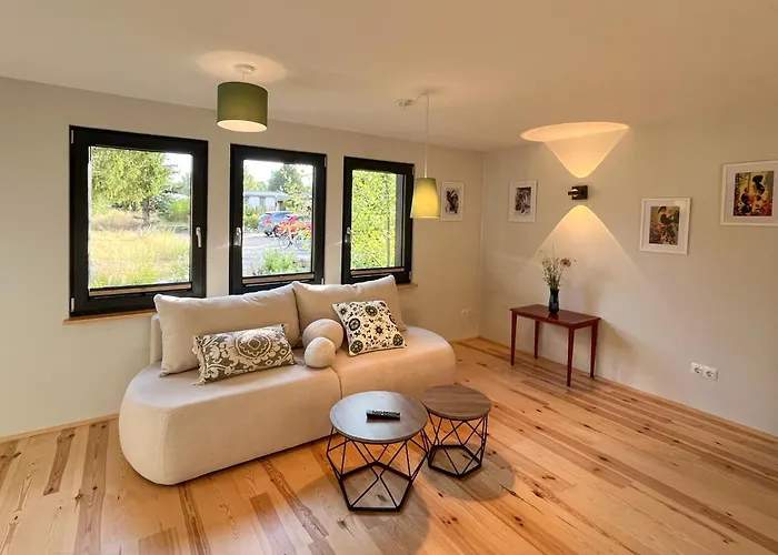 Haus 2 Am Grimnitzsee - Hochwertiges Design, Mit Eigenem Garten Und Nah Am بيت للعطل *